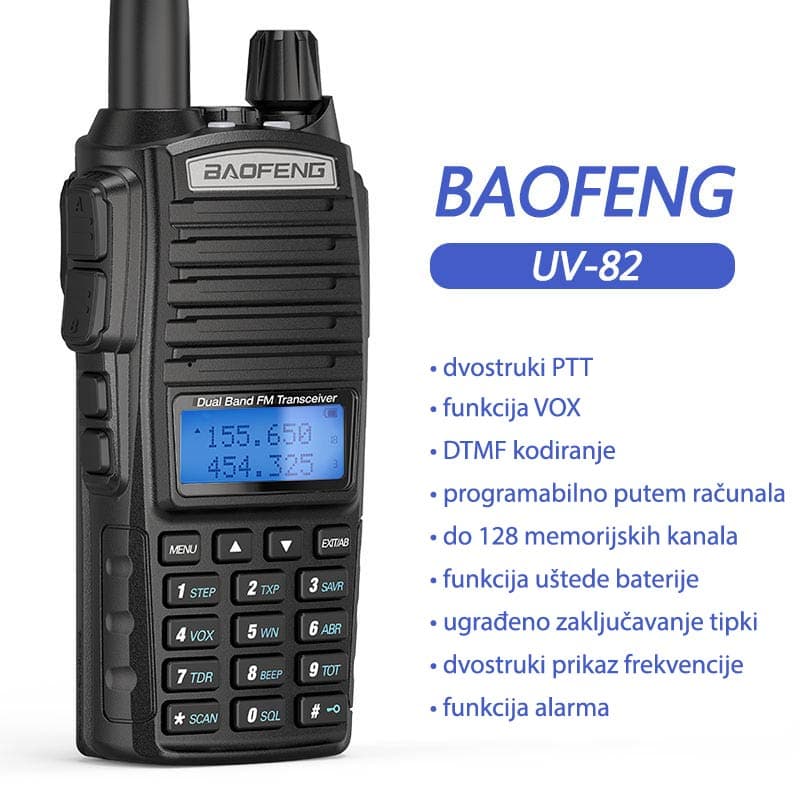 Baofeng UV-82 ručna radio stanica
