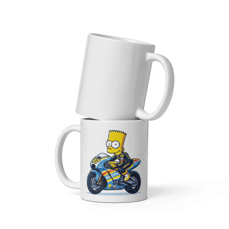 Šalica Bart na motoru