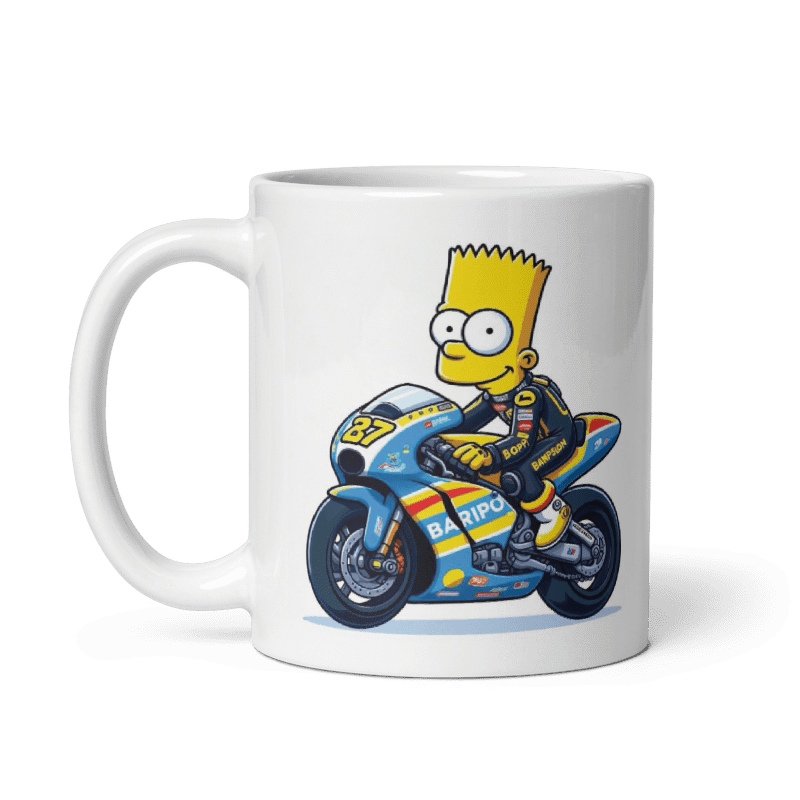 Šalica Bart na motoru