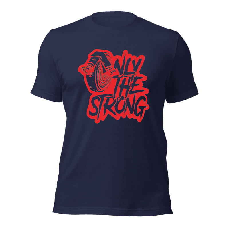 Majica ONLY THE STRONG navy