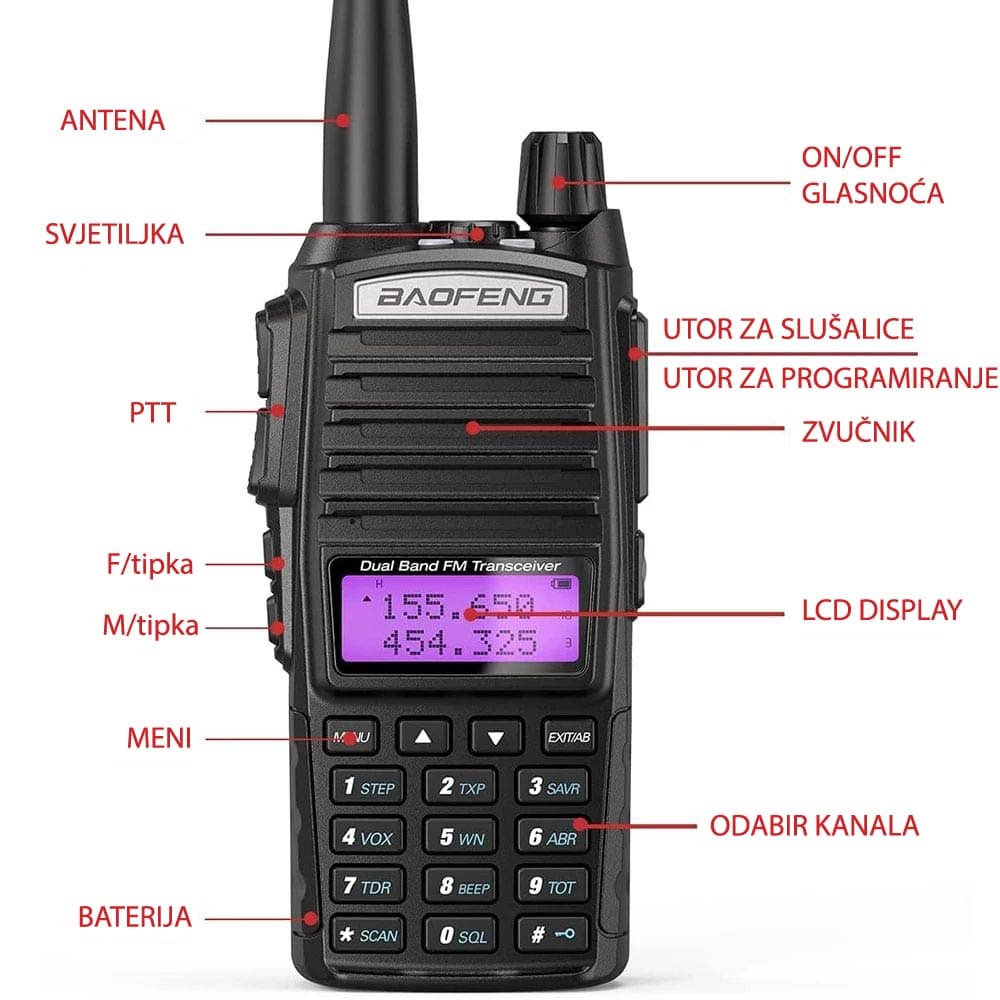 Baofeng UV-82 ručna radio stanica