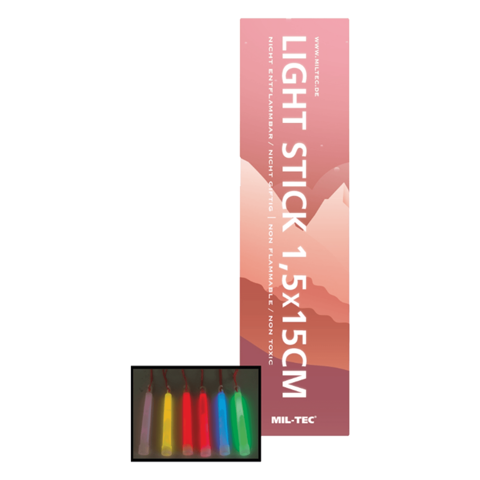 Light Stick 1,5x15 cm - 12h (crveni)