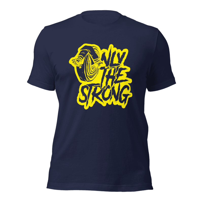 Majica ONLY THE STRONG navy