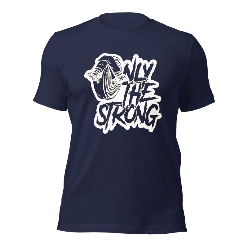 Majica ONLY THE STRONG navy